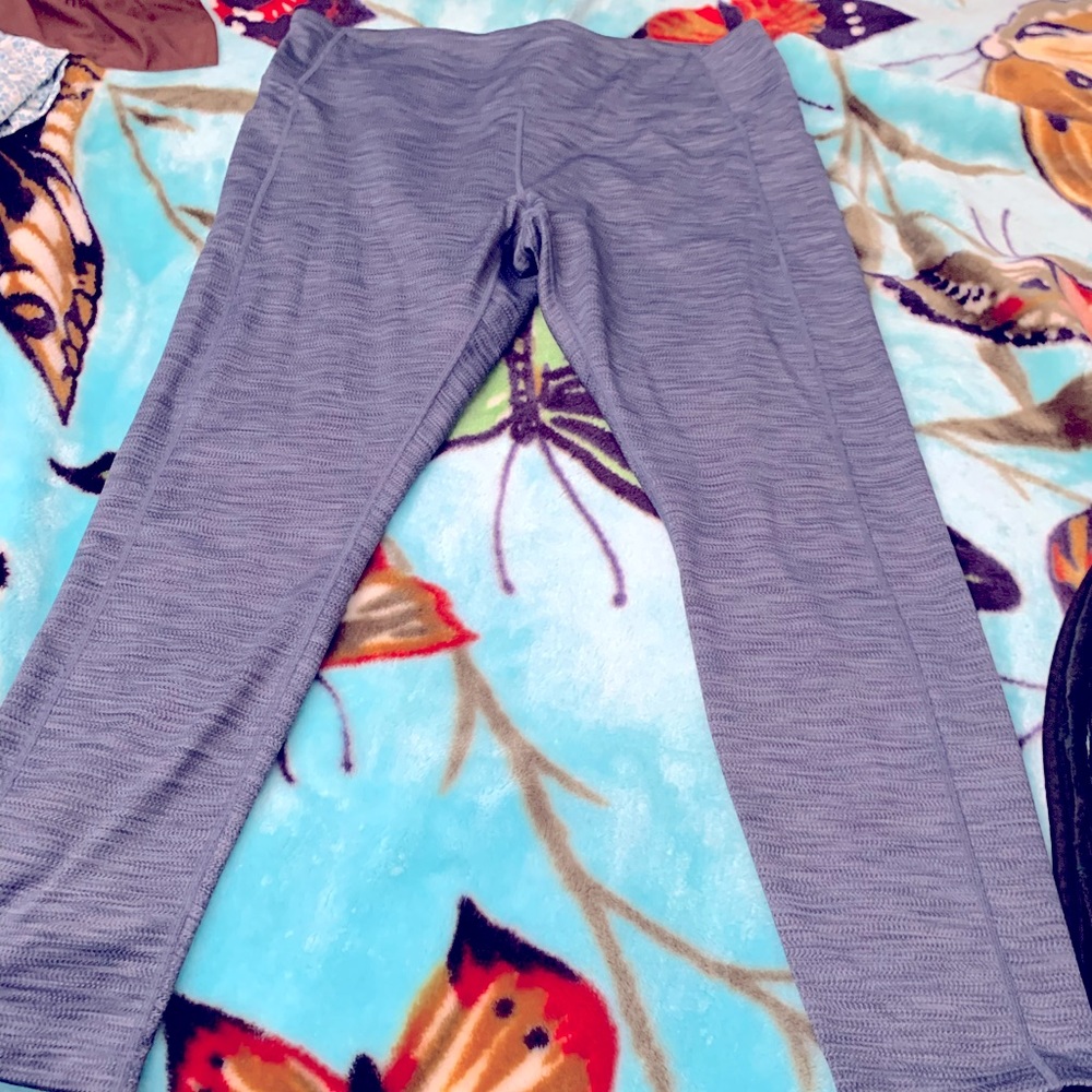 Woman’s Active Leggings Pants bluish XXL